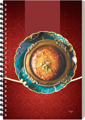 ESCAPER Malpua Sweet Spiral Notebook for Journaling, Planning, Diary Notepad A5 Diary Ruled 160 Pages(Malpua)