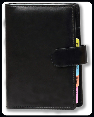 COI Designer Notebook Professional Notepad | Pocket Pads for office , school Regular Organizer Ruled 313 Pages(Black)