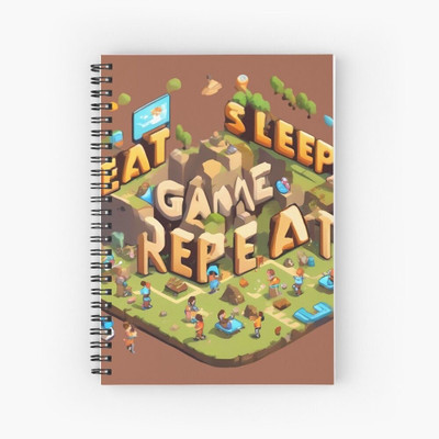 craft maniacs MINECRAFT NOTEBOOK COLLECTION A5 Diary RULED 160 Pages(Black)