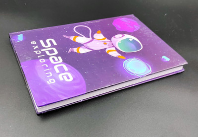 Paper Bear Space A4 Diary ruled 160 Pages(Multicolor, Pack of 2)