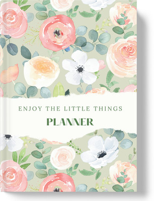 Lauret Blanc Hardbound 12 Months Undated Planner - 12 Monthly Spreads, 52 Weekly Spreads A5 Planner Planner 150 Pages(Multicolor)
