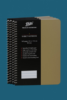 Writeyourstory Executive B5 Notebook Unruled 160 Pages(Multicolor, Pack of 4)