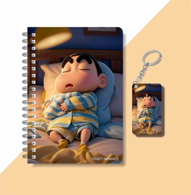 craft maniacs NOTEBOOK COLLECTION A5 Diary RULED 160 Pages(White)
