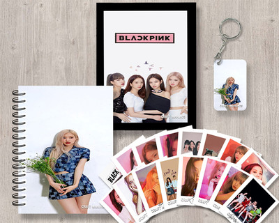 craft maniacs BLACKPINK GIFTING COMBO A5 Notebook RULED 120 Pages(LACK, Pack of 4)