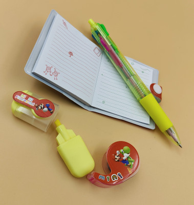 Paper Bear Mario A5 Diary Designer 60 Pages(Red, Pack of 2)