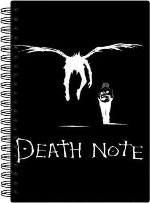 buddytales Anime Notebook A5 Notebook Unruled 120 Pages(Black)