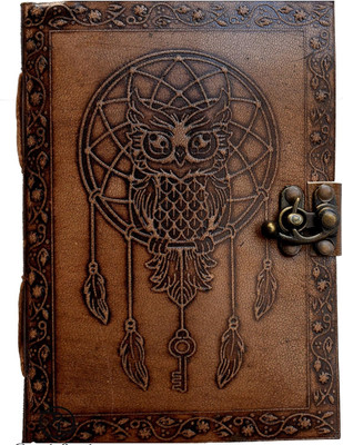 kraftvilla Leather Journal A4 Journal Unruled 240 Pages(Vintage Brown)
