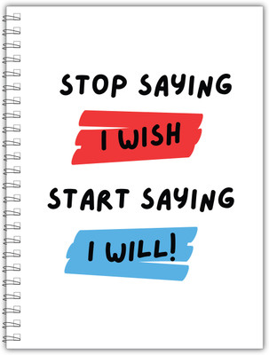 TimeWise Study Planner SWOT Schedule your Day A5 Planner Unruled 140 Pages(Red)