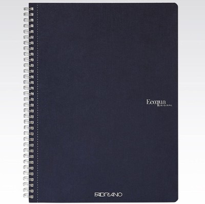 Fabriano Ecoqua A4 Note Book Lined 140 Pages(Dark Blue)