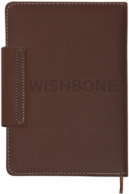 Wishbone 2025 A5 Diary RULED 365 Pages(Brown)