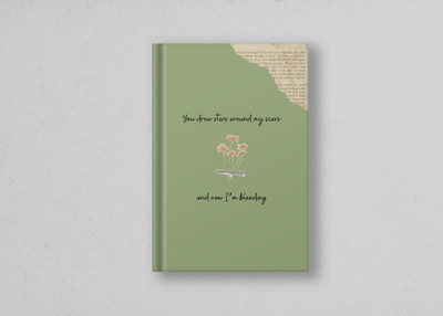 The Umbrella Store Folklore Taylor swift A5 Notebook Unrulled 100 Pages(Green)