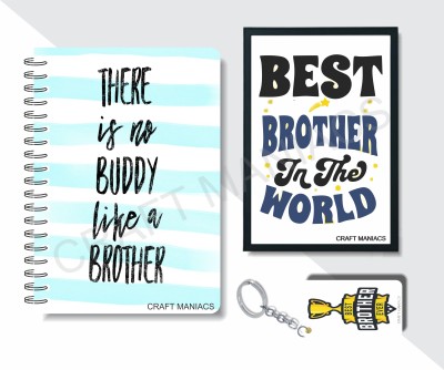 craft maniacs DIARY FRAME COMBO 2024 A5 Notebook RULED 160 Pages(White)