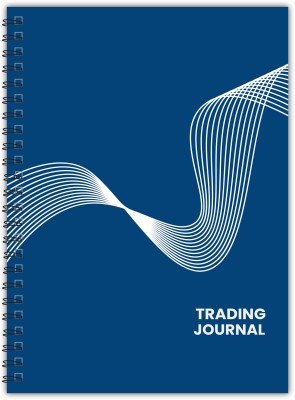 TimeWise Stock Market Trading Journal Notebook Day Trade Log A5 Journal Unruled 140 Pages(Navy)