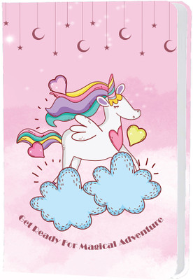 AccuPrints Unicorn Diary A5 Diary Ruled 200 Pages(Multicolor)