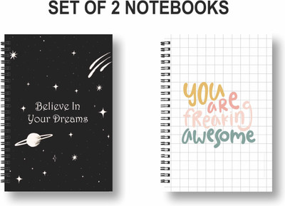 ROT RIX Notebook A5 Diary RULED 144 Pages(Multicolor)