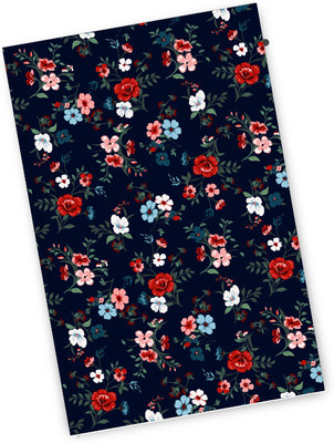 Desi Feriwala Floral Notebook A5 Notebook Ruled 200 Pages(Blue)