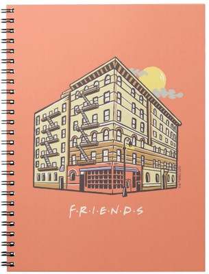 craft maniacs F.R.I.E.N.D.S NOTEBOOK A5 Diary RULED 160 Pages(Multicolor)