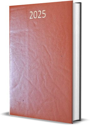 Greeshma Executive New Year Diary Planner, Monthly Planner, Regular Diary 2025 Single Rule 365 Pages(Maroon)