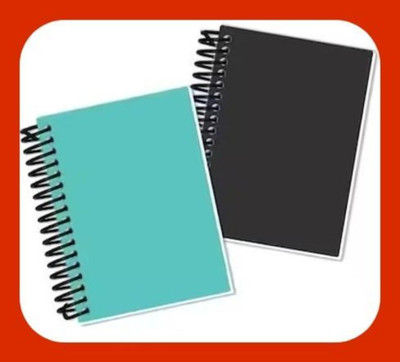 Puvi Recycled Notebook A4 Notebook Ruled 250 Pages(White, Pack of 3)