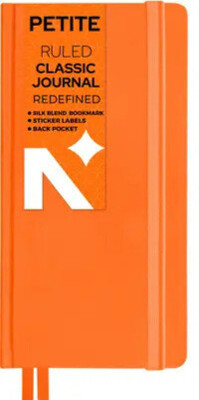 NEORAH Ruled Journal Notebook Assorted Journal Ruled 160 Pages(Orange)