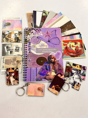 craft maniacs TAYLOR SWIFT GIFTING COMBO A5 Diary RULED 120 Pages(Multicolor)