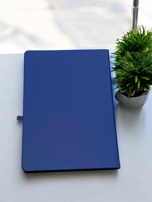 FINARO Journal Diary Note Book A5 Diary Ruled 160 Pages(Blue)
