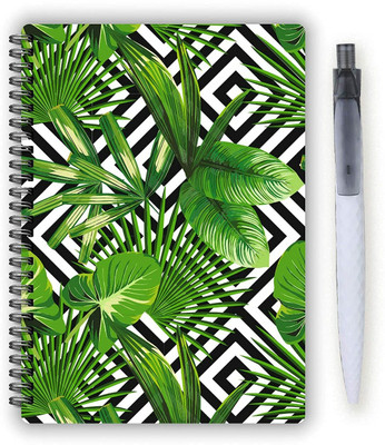HC with HAPPY CRAFT Ruled diary A5 Diary Ruled 200 Pages(Green)