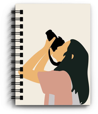 craft maniacs PRINTED 2022 COLLECTION A5 Notebook RULED 160 Pages(Black)