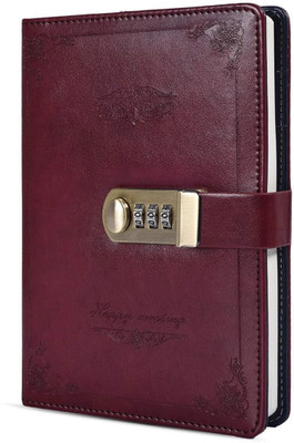 SARJUDAS ENTERPRISE Diary Regular Diary 200 Pages(Wine Red)