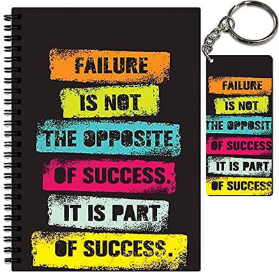 craft maniacs A5 NOTEBOOK + KEYCHAIN COLLECTION A5 Notebook RULED 160 Pages(Multicolor)
