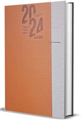 Greeshma PU Leather Executive Diary Regular Diary 2024 Single Rule 364 Pages(Multicolor)