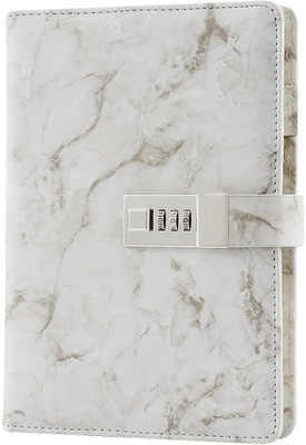 GREEN WHITE Gift A4 Notebook Book 200 Pages(Grey)