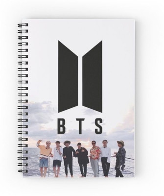 craft maniacs BTS 2023 DIARY A5 Notebook RULED 120 Pages(Multicolor)