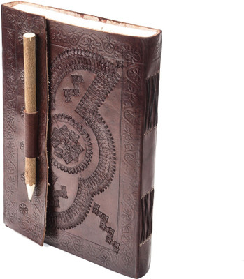 Anshika International handmade A4 Journal unruling 100 Pages(Brown)