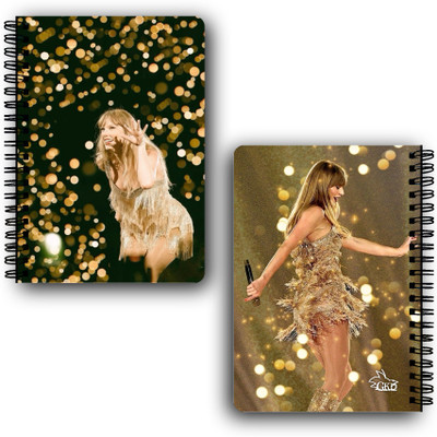 Goku Ki Dukan Taylor Swift Notebook A5 Diary Unruled 140 Pages(Mulitcolour)