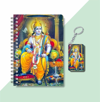 craft maniacs 2023 GOD COLLECTION A5 Note Book RULED 120 Pages(DIARY + KEYCHAIN)