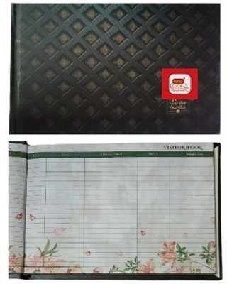 First Click Leather Visitors Notebook A4 Size : 21 x 29.7 cm 144 Pages 1 pc A4 Visitor's Book Ruled 144 Pages(Blue, Red)