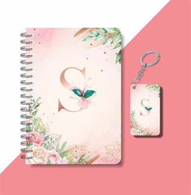 craft maniacs A5 NOTEBOOK + KEYCHAIN COLLECTION A5 Note Pad RULED 160 Pages(Multicolor)