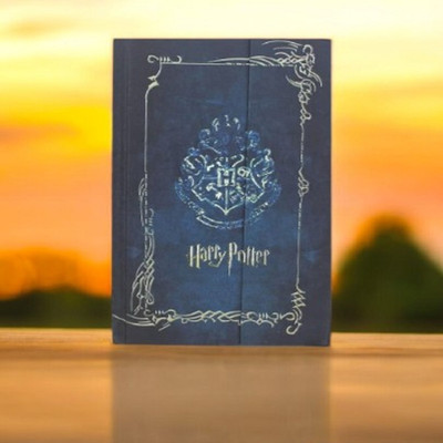 SSAppliances Harry Potter The Key House Figure, The Harry Hard Cover Journal | Rustic | Assorted Diary PRINTED & MIX LINE 192 Pages(Blue)
