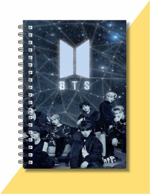 craft maniacs BTS DIARY A5 Diary RULED 160 Pages(Multicolor)