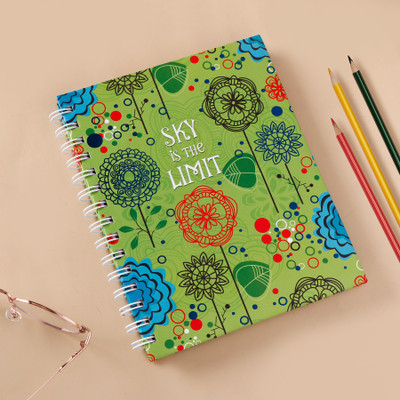 ARCHIES Notebook A5 Notebook Ruled 160 Pages(Green)
