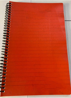 R K SALES Student Series A5 Notebook Ruled 160 Pages(Red, Yellow, Pack of 6)