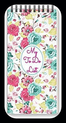 Nourish ToDo List Note Pad_DRY Regular Note Pad Ruled 50 Pages(WHITE FLOWER)