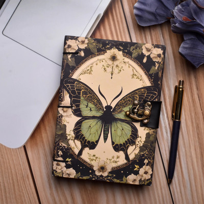 NIZAM HANDICRAFT Creative Hand Crafted A5 Notebook UNRULED 200 Pages(multicolor2)