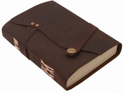 RSN Official Use A6 Diary Unruled 100 Pages(Brown)