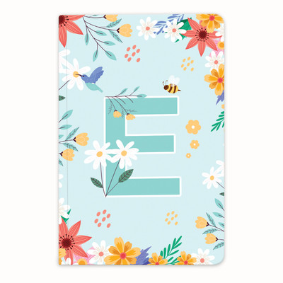 Diarymart Initial Letter Premium Soft Bound Notebook Diary for Girls I Journal Notebook I B6 Diary Ruled 160 Pages(Initial E)