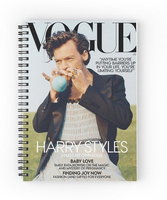 craft maniacs HARRY STYLES COLLECTION A5 Notebook RULED 160 Pages(Multicolor)