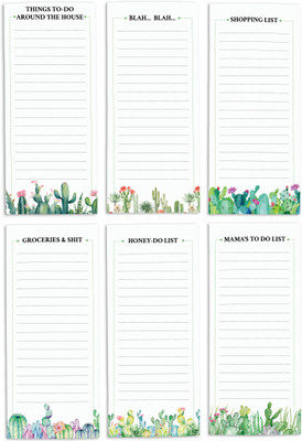 Inkdotpot Notepad Regular Note Pad Unruled 6 Pages(Green, Pack of 6)