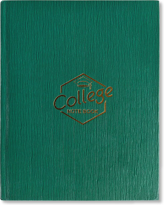 ANUPAM College Notebook Premium Textured 80 Gsm Paper Robust Hard Bound Cover Notebook Regular Notebook Ruled 92 Pages(Multicolor)