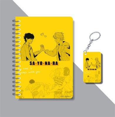 craft maniacs BANANA FISH COLLECTION A5 Diary RULED 160 Pages(Multicolor)